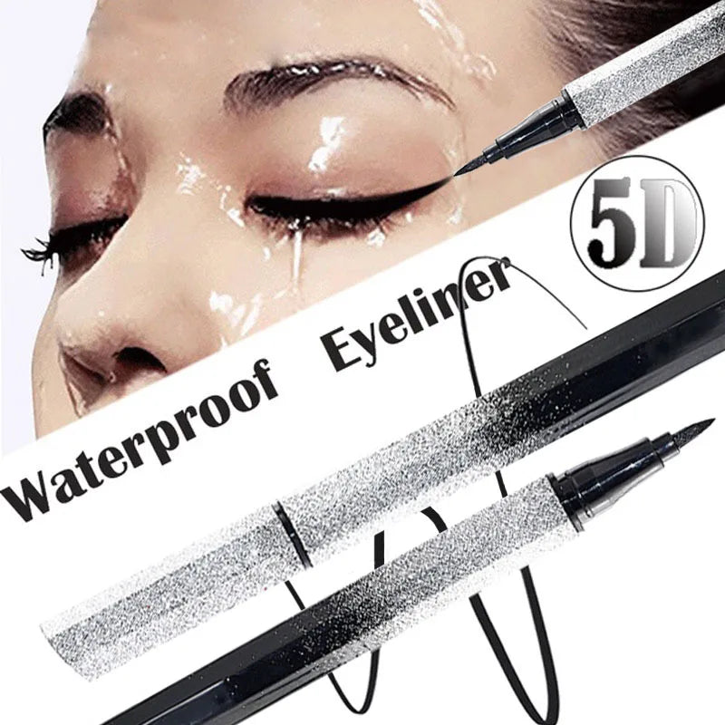 PrecisionLine Waterproof Black Liquid Eyeliner Pen – Long-Lasting Smudge-Proof Eye Makeup