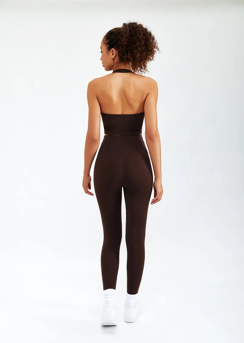 2/3PCS Women’s Yoga & Fitness Set – High-Waist Breathable Workout Tracksuit