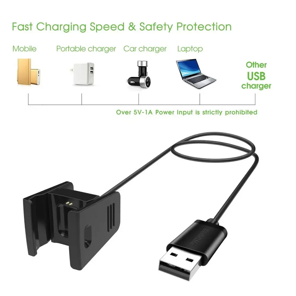 Fast Charger Cable for Fitbit Charge 2/3/4 SE