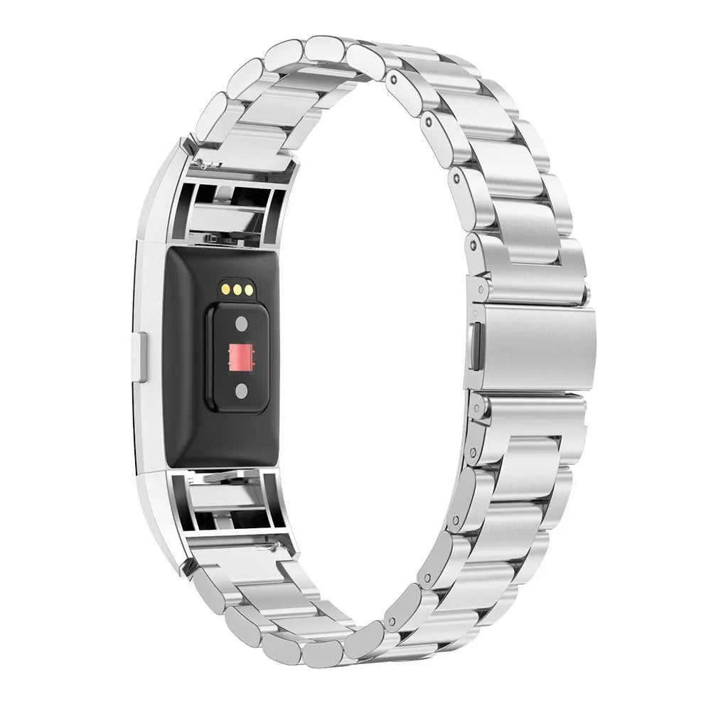 Stainless steel Strap For Fitbit Charge 6 5 4 3 SE Smart watch Replaceable Metal buckle band For Fitbit charge 5 6 bracelet