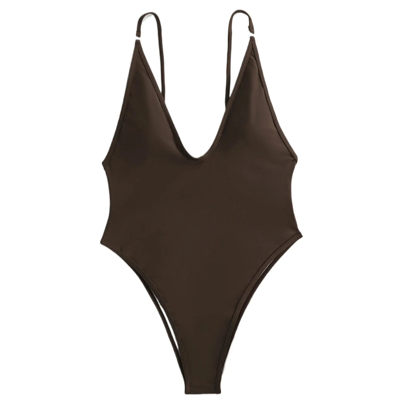 2024 Sleeveless Deep V Bodysuit Swimsuit