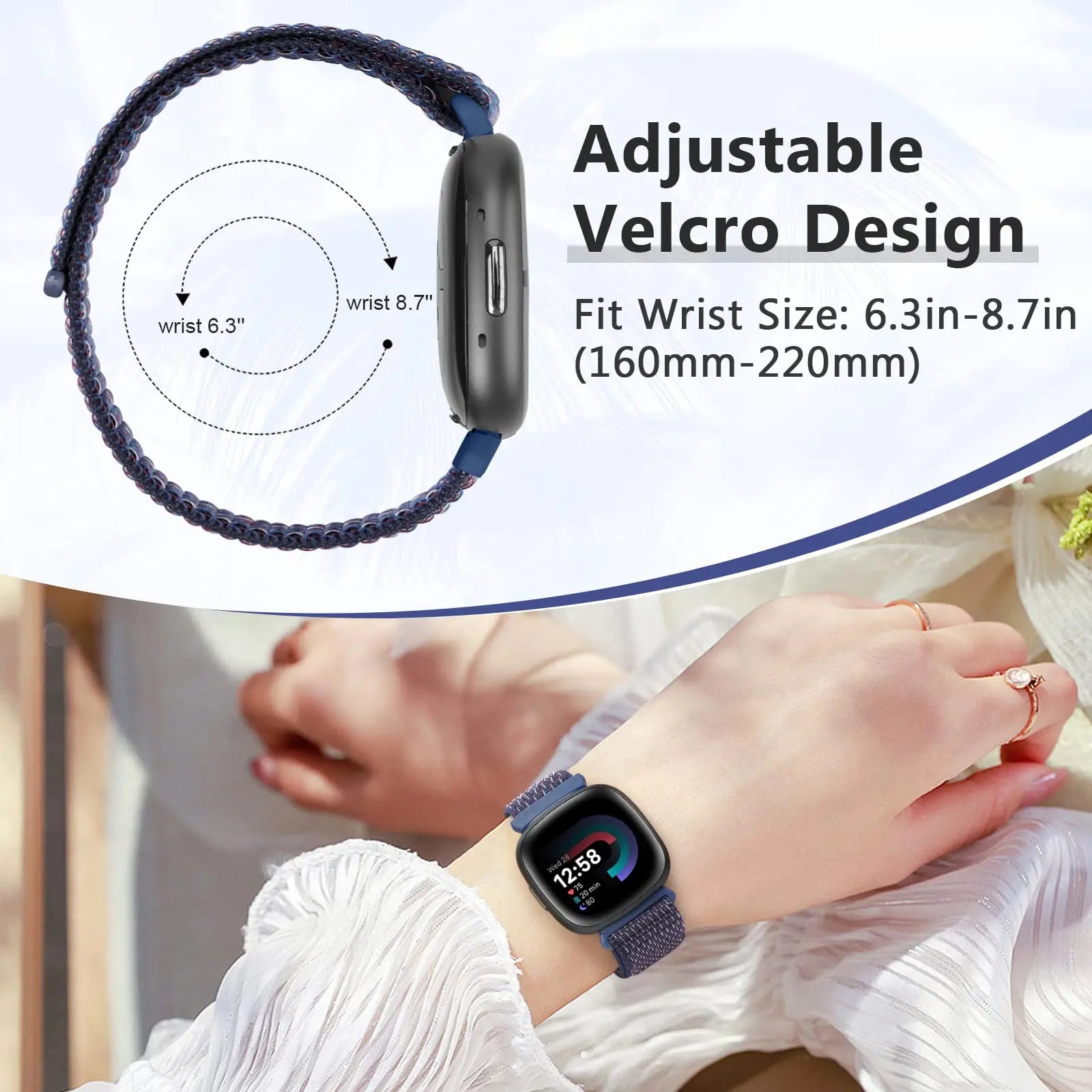 Nylon Strap for Fitbit Versa & Sense