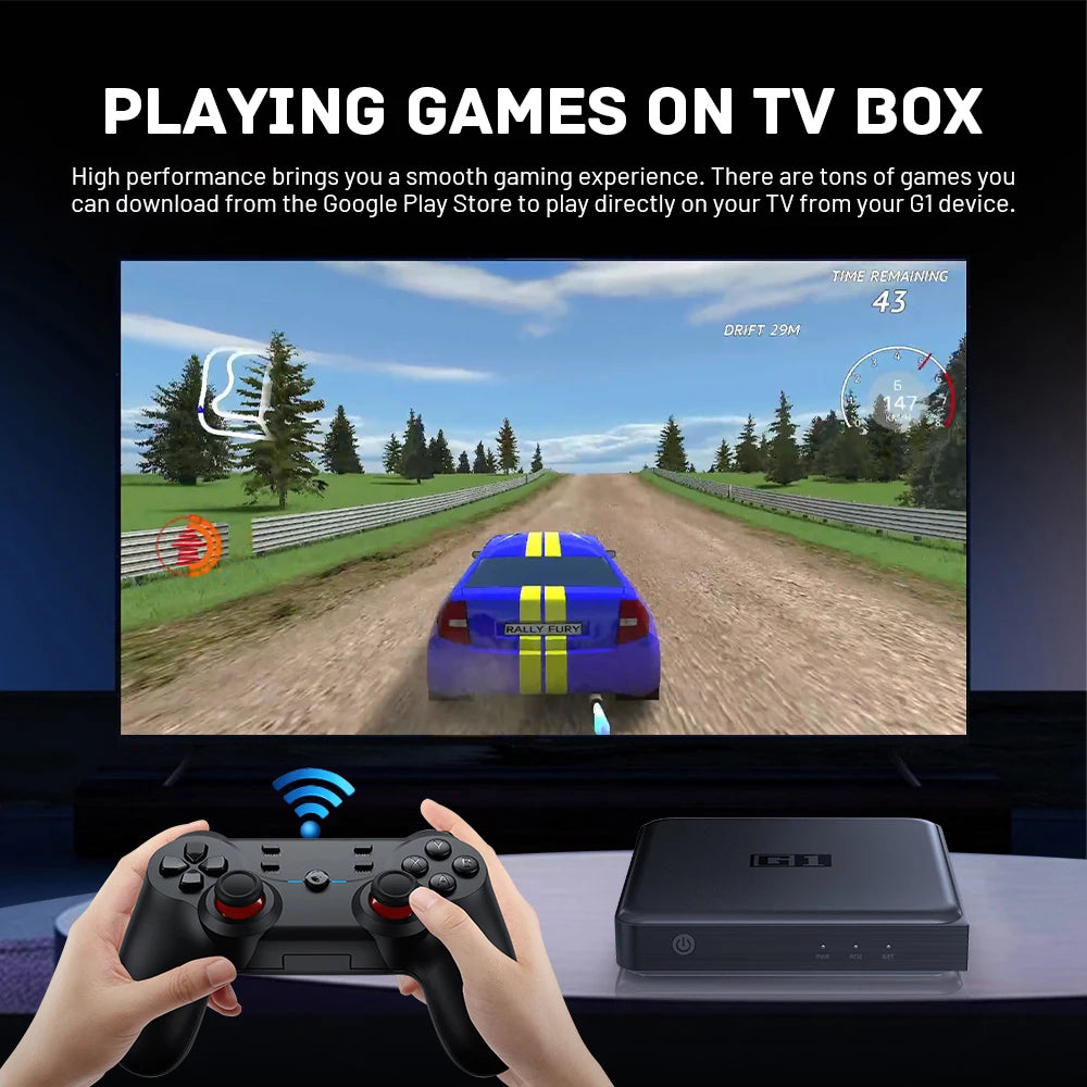 Kinhank G1 4K Android TV Box (4GB RAM, 32GB)