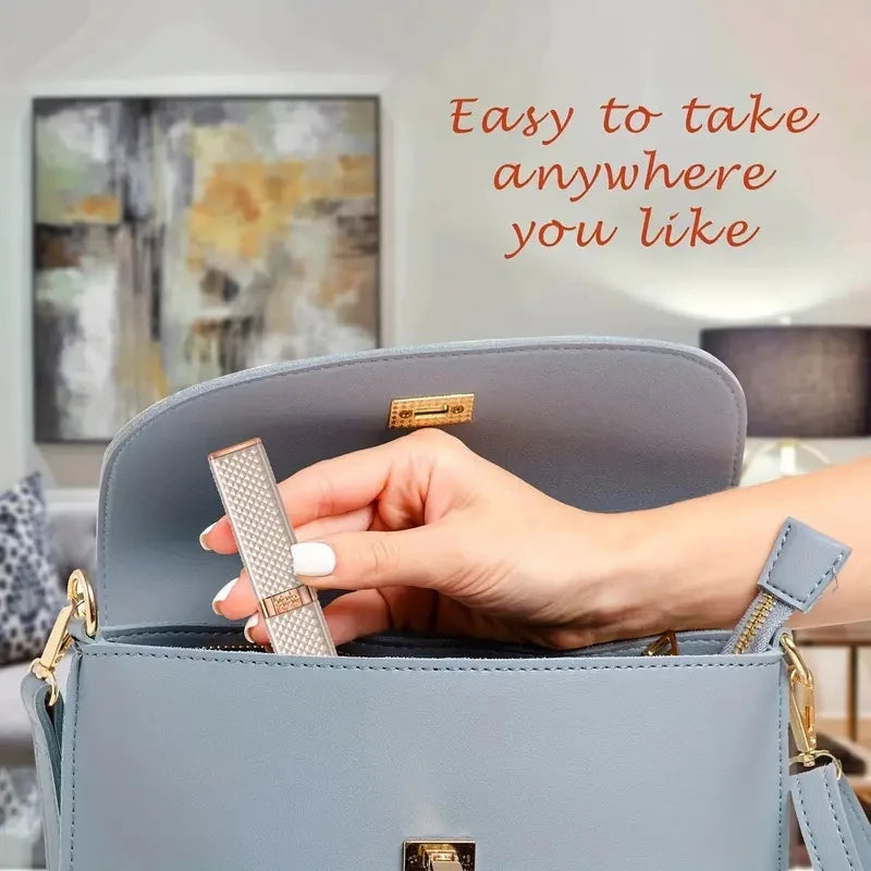 2-in-1 Rechargeable Eyebrow Razor & Facial Hair Shaver – LED Light, Painless Peach Fuzz & Lip Hair Removal