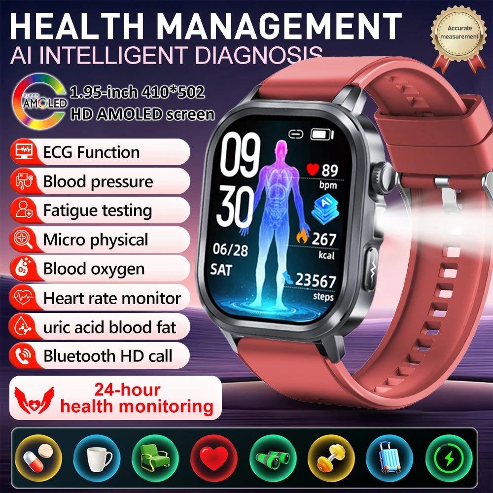 LED Flashlight Smart Watch