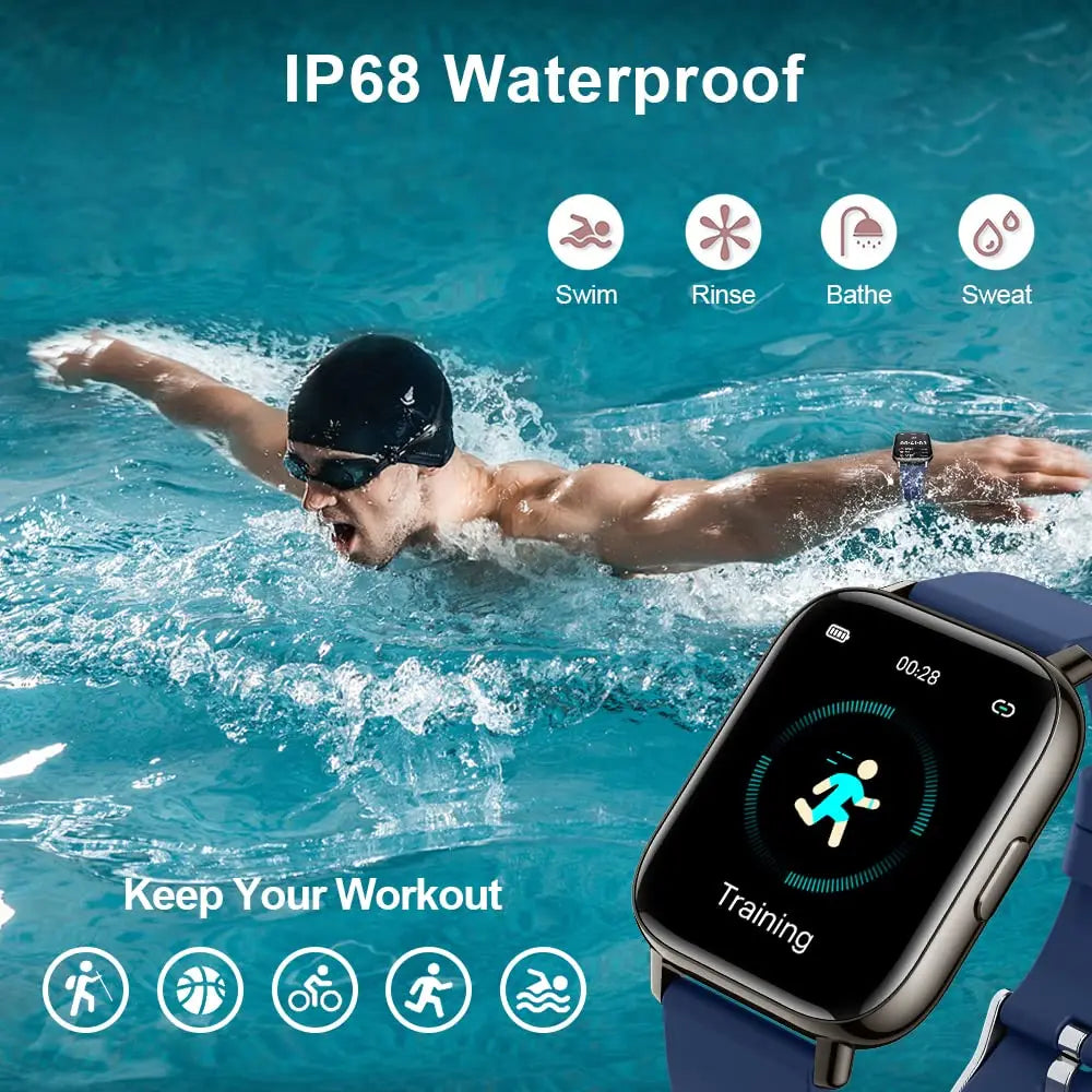Jxrev 1.69'' Smart Fitness Watch