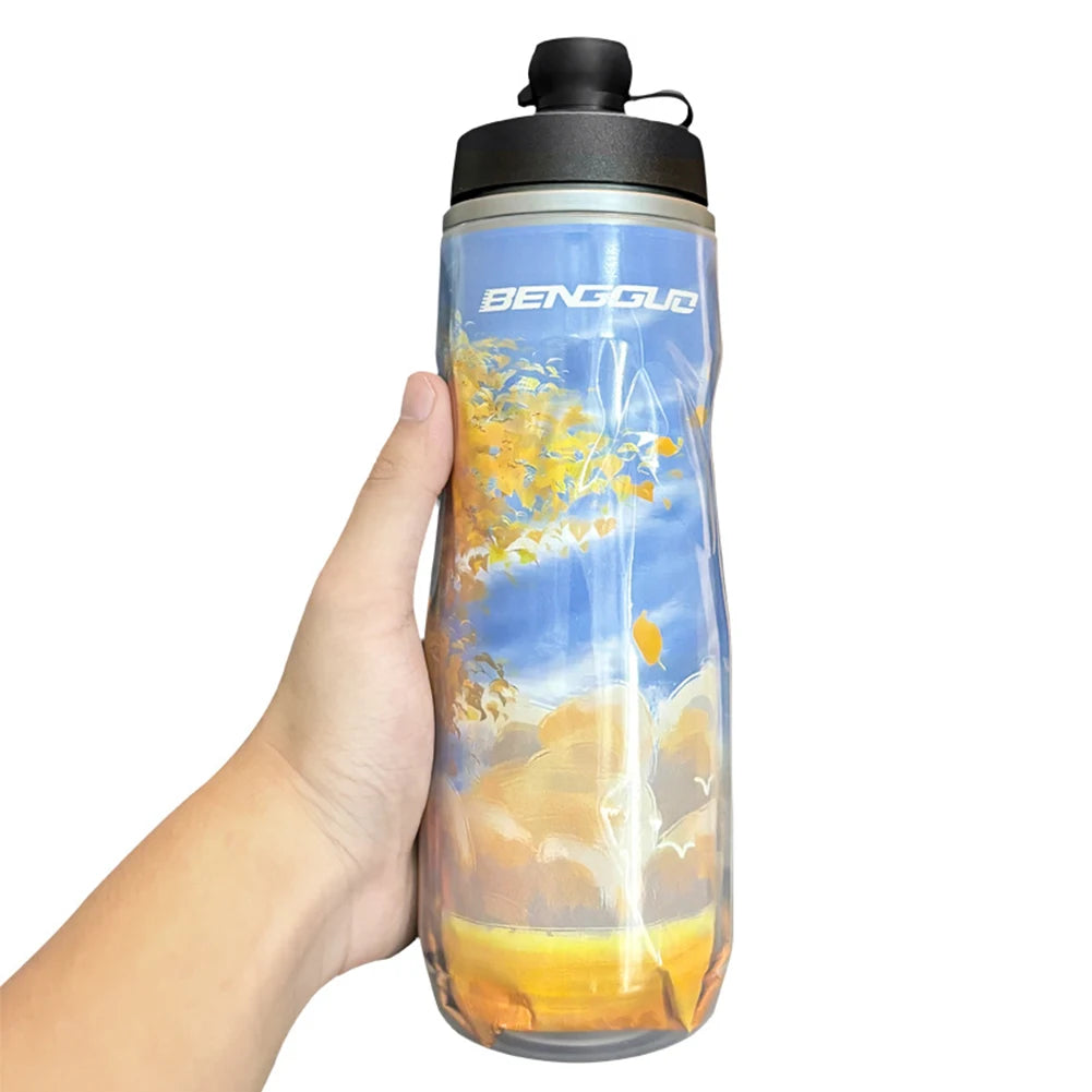 610ml Insulated Leak-Proof Bike Water Bottle