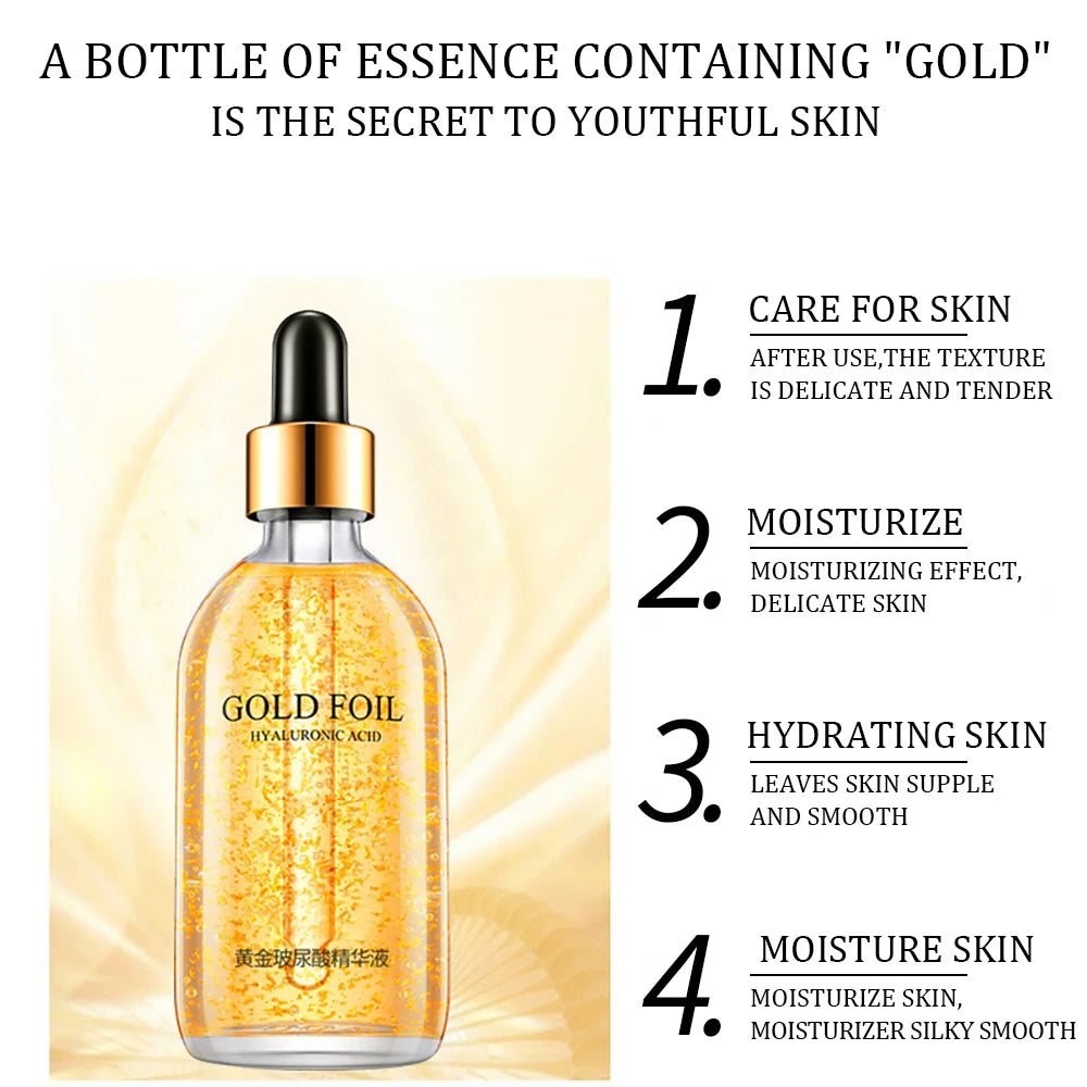 100ml 24K Gold Hyaluronic Acid Face Serum