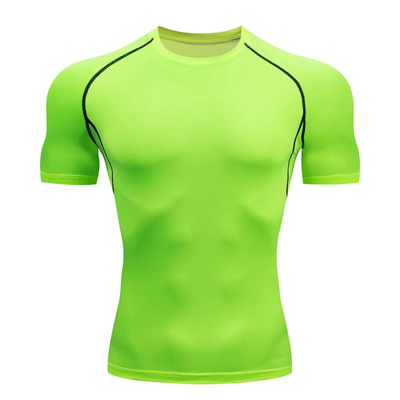 Men’s Compression Fit Performance T-Shirt – Breathable Moisture-Wicking Active Top