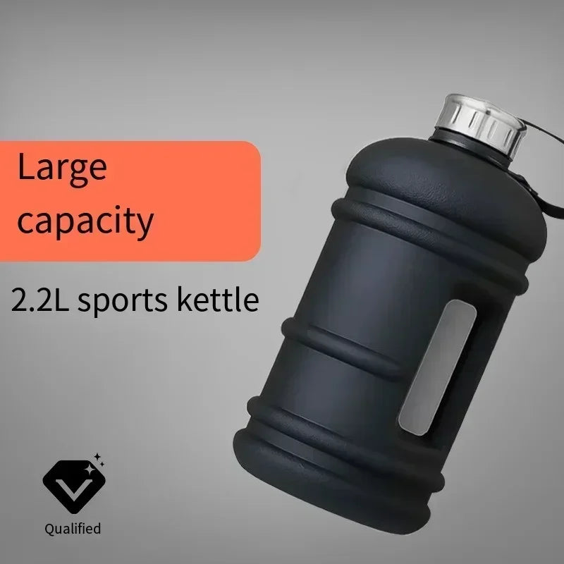 2.2L Large Capacity Plastic Sports Bottle