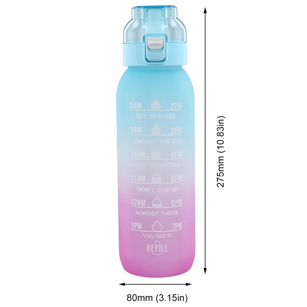 1000ML Scented Water Bottle with Flavor Pod