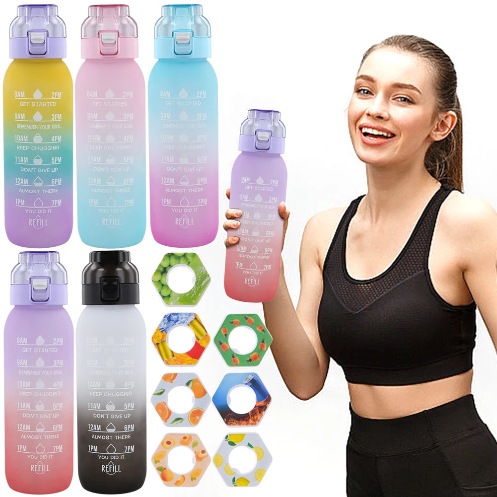 1000ML Scented Water Bottle with Flavor Pod