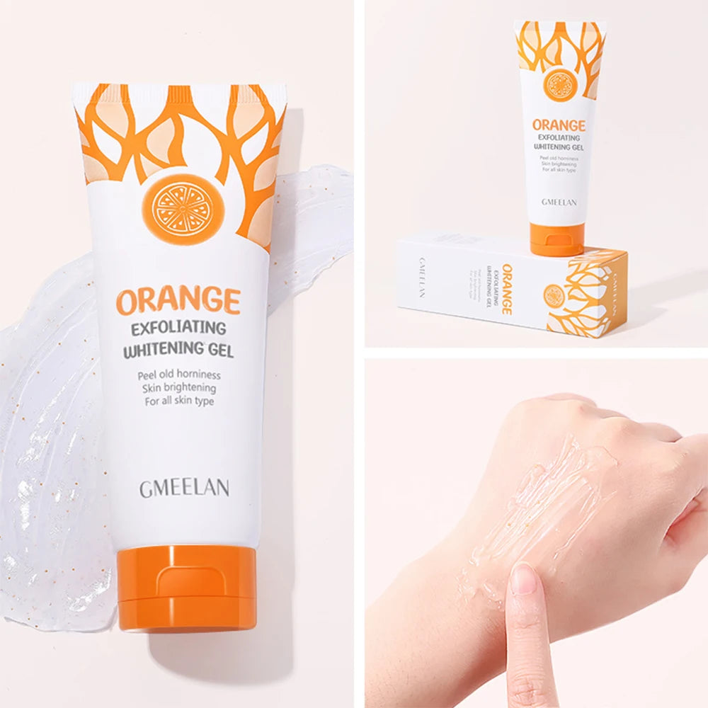Orange Brightening Exfoliating Gel – Dead Skin Remover & Hydrating Peeling Scrub (50g)