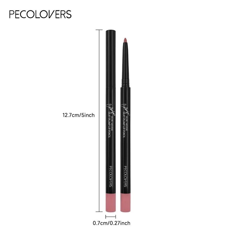Waterproof Matte Lipliner Pencil – Long-Lasting Red Tint Lipstick & Moisturizing Lip Contour