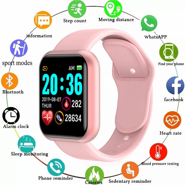 Y68 D20 Smartwatch Fitness Bracelet