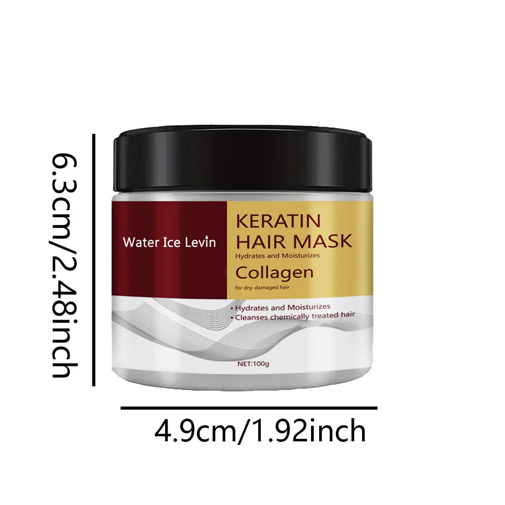 Collagen & Keratin Hair Mask – Dual Oil Control, Deep Moisture & Damage Repair Conditioner