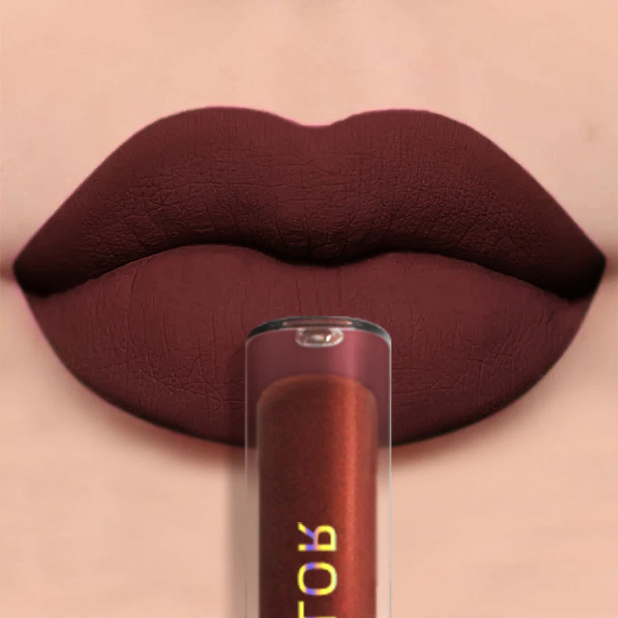 Matte Velvet Liquid Lipstick –  Waterproof Lip Gloss Set for Bold & Nude Looks