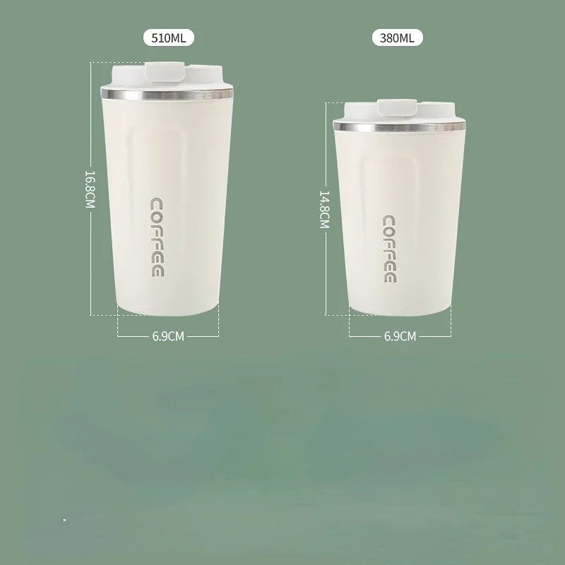 Stainless Steel Insulated Travel Mug – 380/510ml