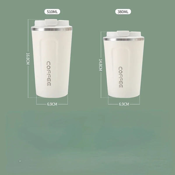 Stainless Steel Insulated Travel Mug – 380/510ml