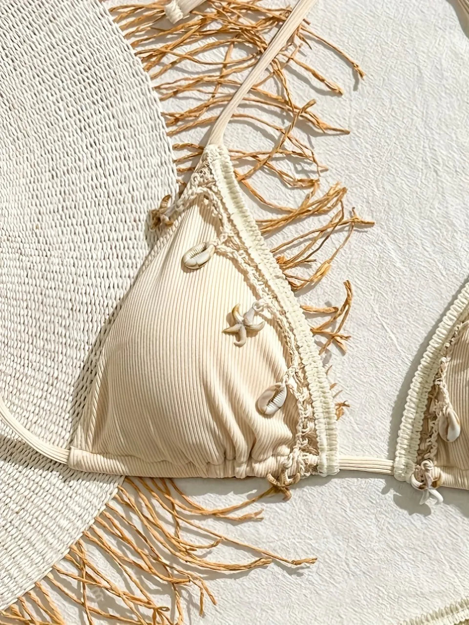 Women’s Triangle String Bikini Set – Two-Piece Swimwear