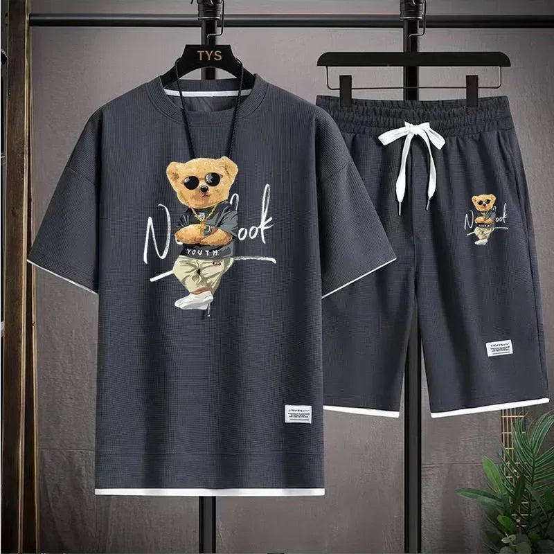 Men's Quick-Dry T-Shirt & Training Shorts Set