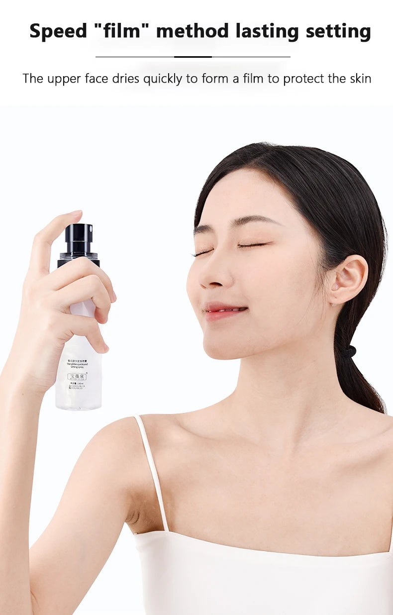 All-Day Stay Makeup Fixer Spray – Waterproof, Sweatproof, Oil-Control Setting Spray