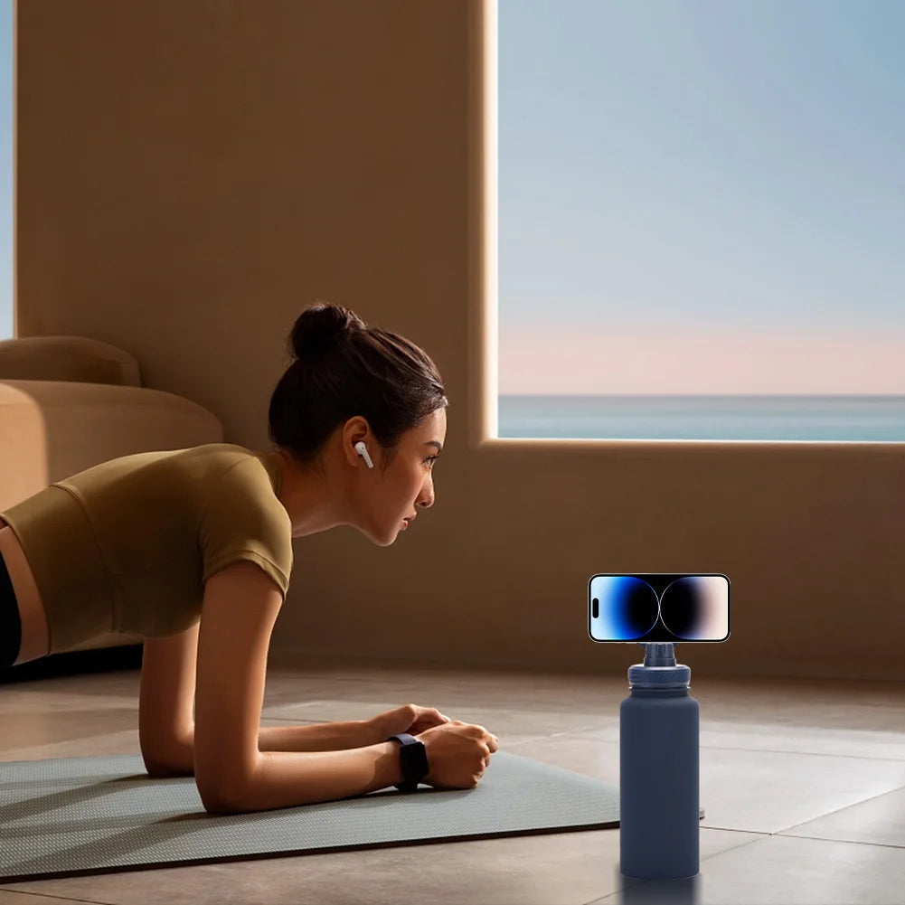 MagSafe 1000ML Insulated Stainless Steel Bottle with Phone Holder