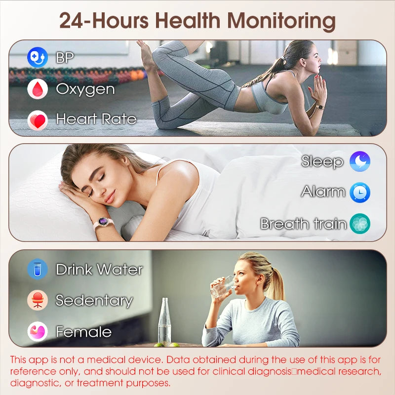 Women’s 1.2" Smart Fitness Watch