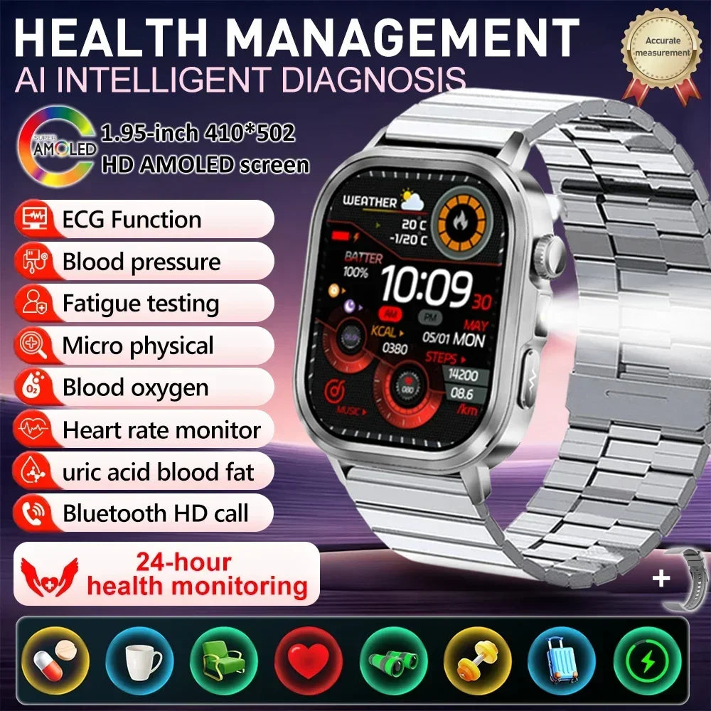 LED Flashlight Smart Watch