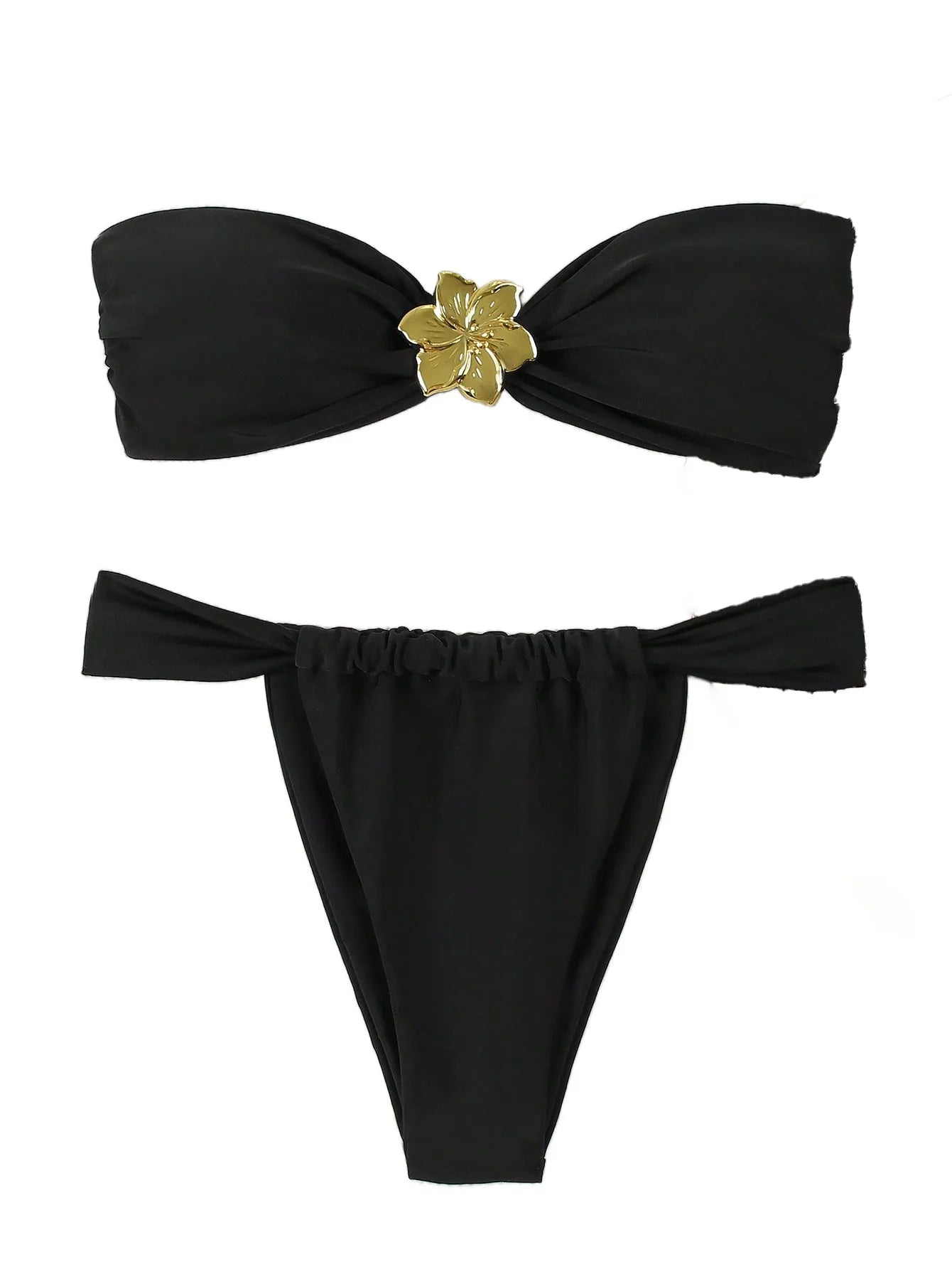 2025 Push-Up Micro Sexy Bandeau Brazilian Thong Swimwear for Women"