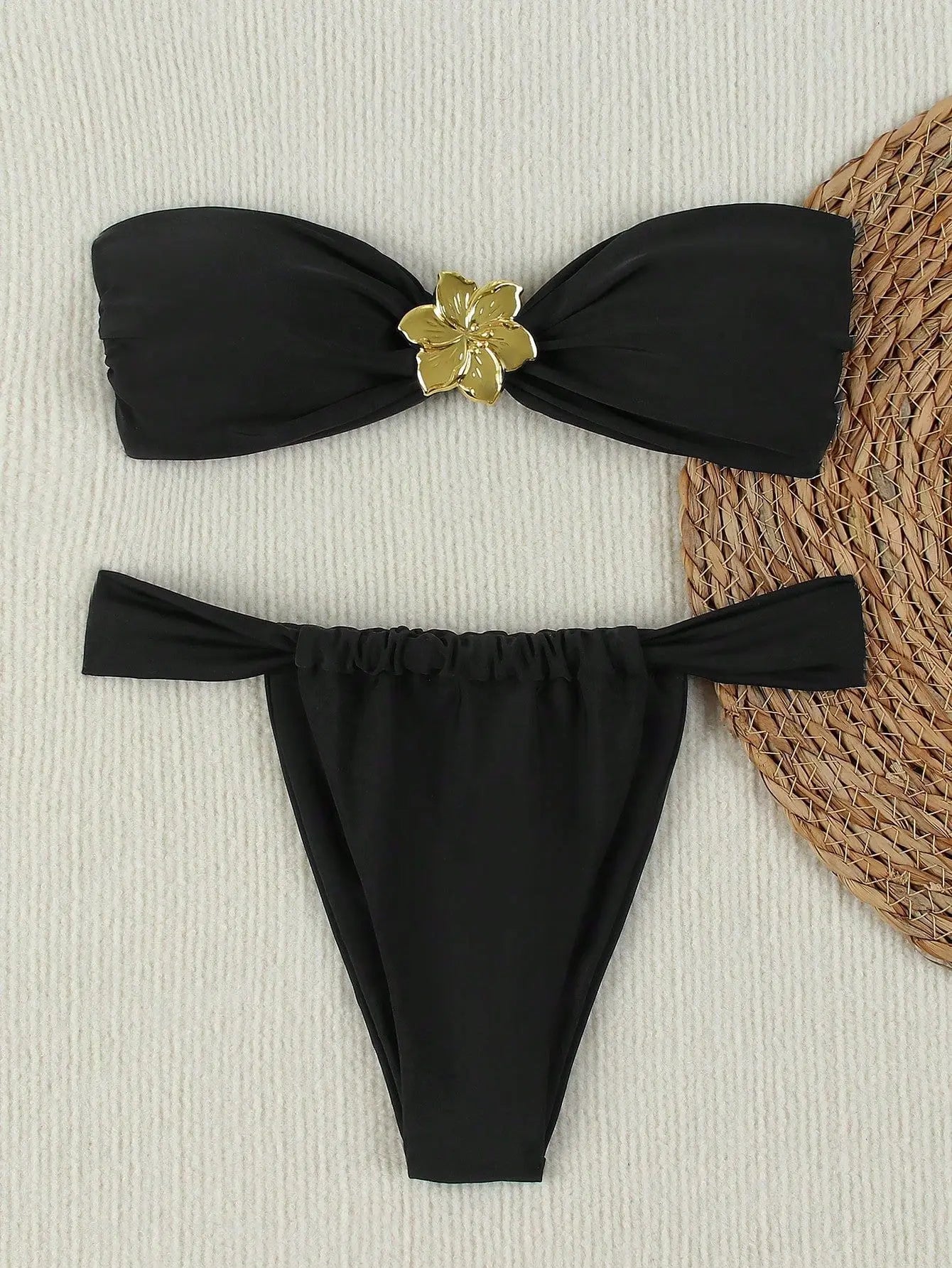 2025 Push-Up Micro Sexy Bandeau Brazilian Thong Swimwear for Women"