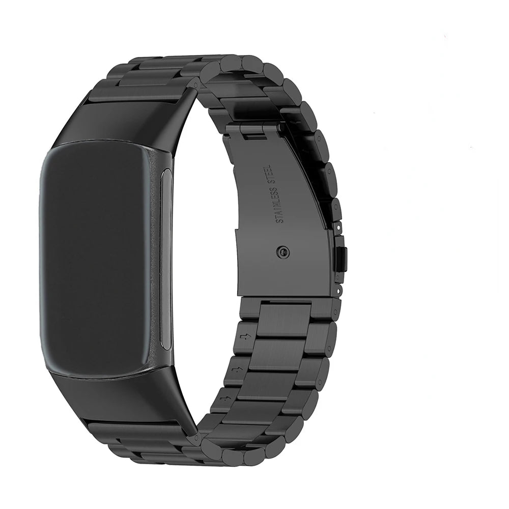 Stainless steel Strap For Fitbit Charge 6 5 4 3 SE Smart watch Replaceable Metal buckle band For Fitbit charge 5 6 bracelet