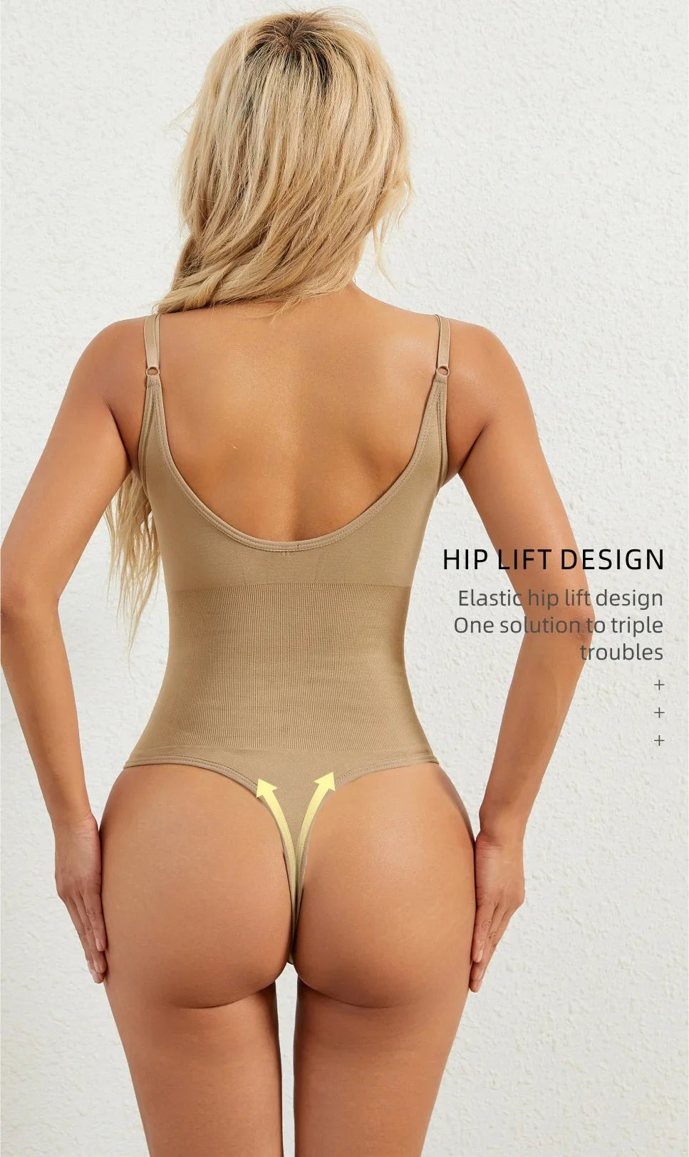 Women’s Push-Up Tummy Control Thong Shapewear