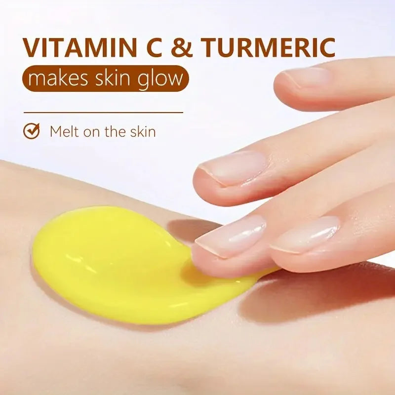 Turmeric & Vitamin C Anti-Aging Cream – Collagen Boosting Moisturizer with Hyaluronic Acid (50g)