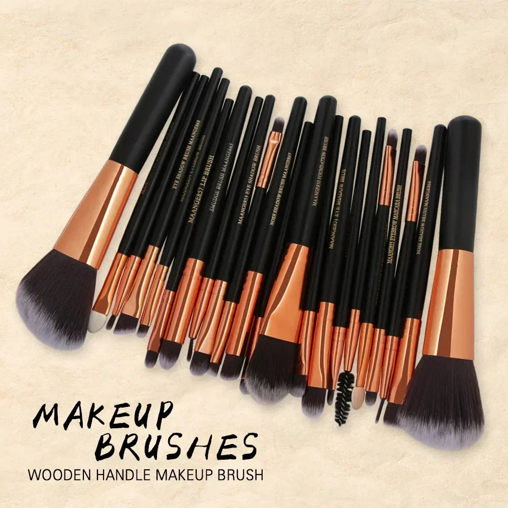 Pro Makeup Brush Set – 3/13/22-Piece Professional Cosmetic Brushes for Face & Eyes