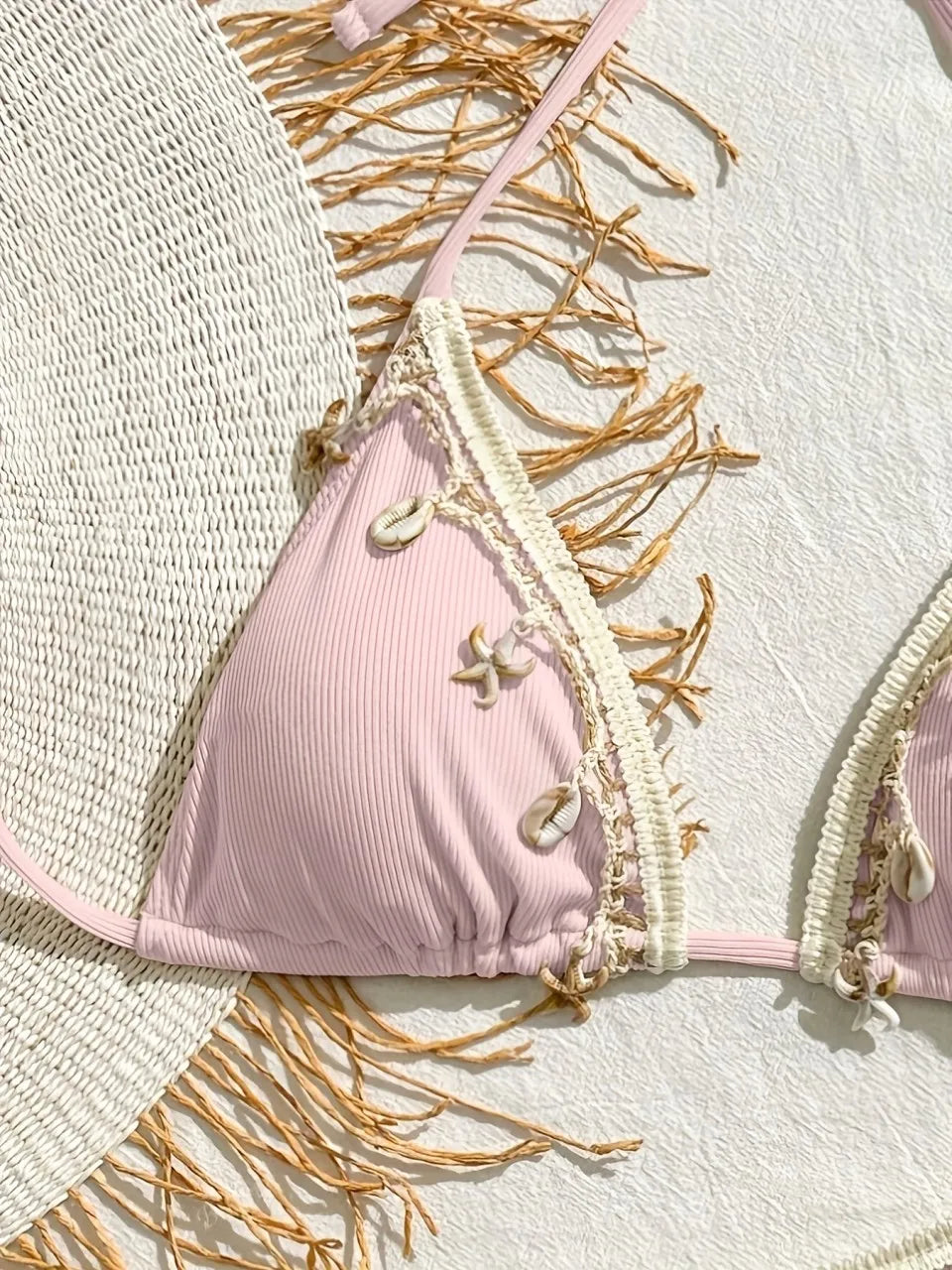 Women’s Triangle String Bikini Set – Two-Piece Swimwear