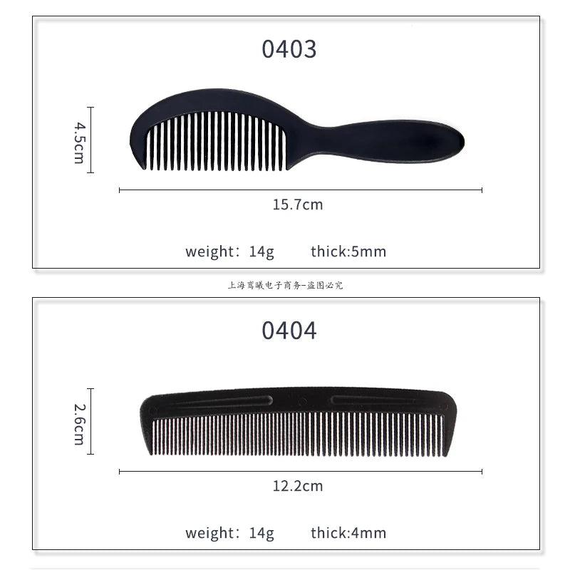 New Arrivals 4/5/6/7pcs Black Barber Accessories Set Detangling Hair Brush Styling Hot Comb Straightener High Quality Hair Combs