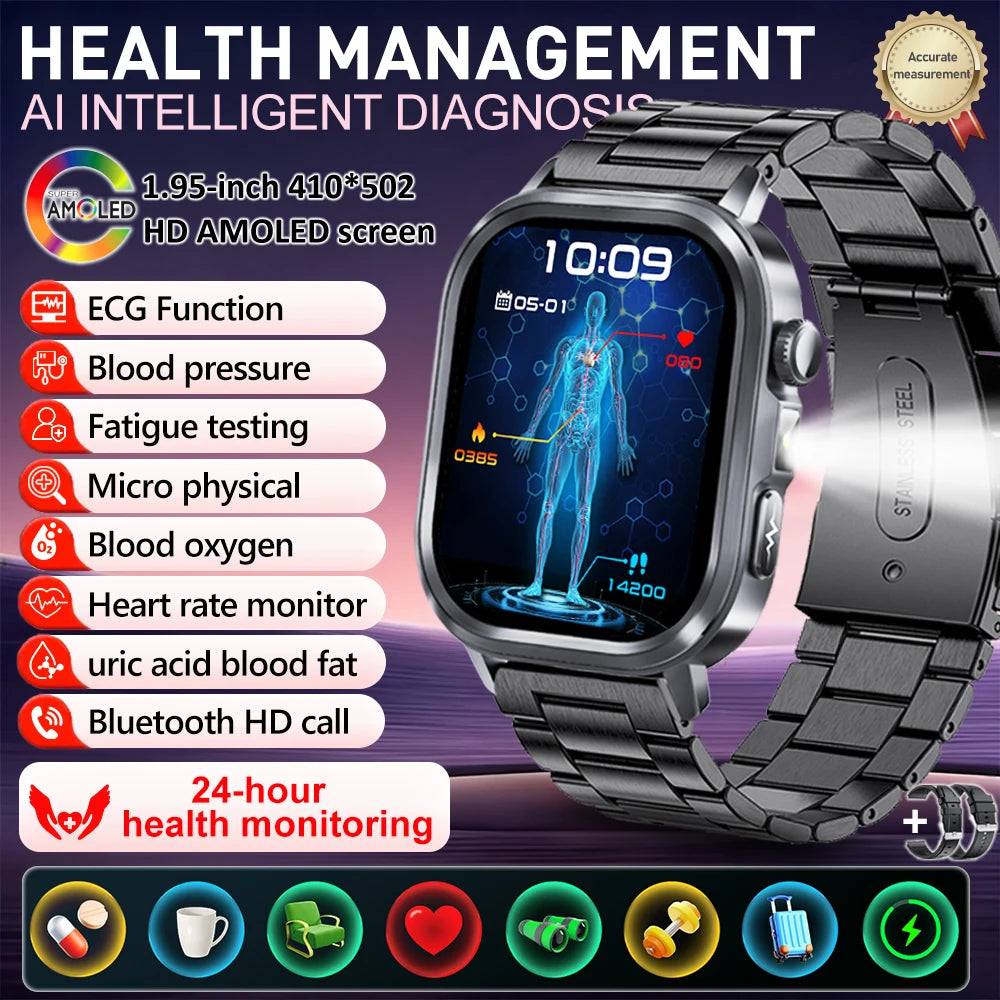 LED Flashlight Smart Watch