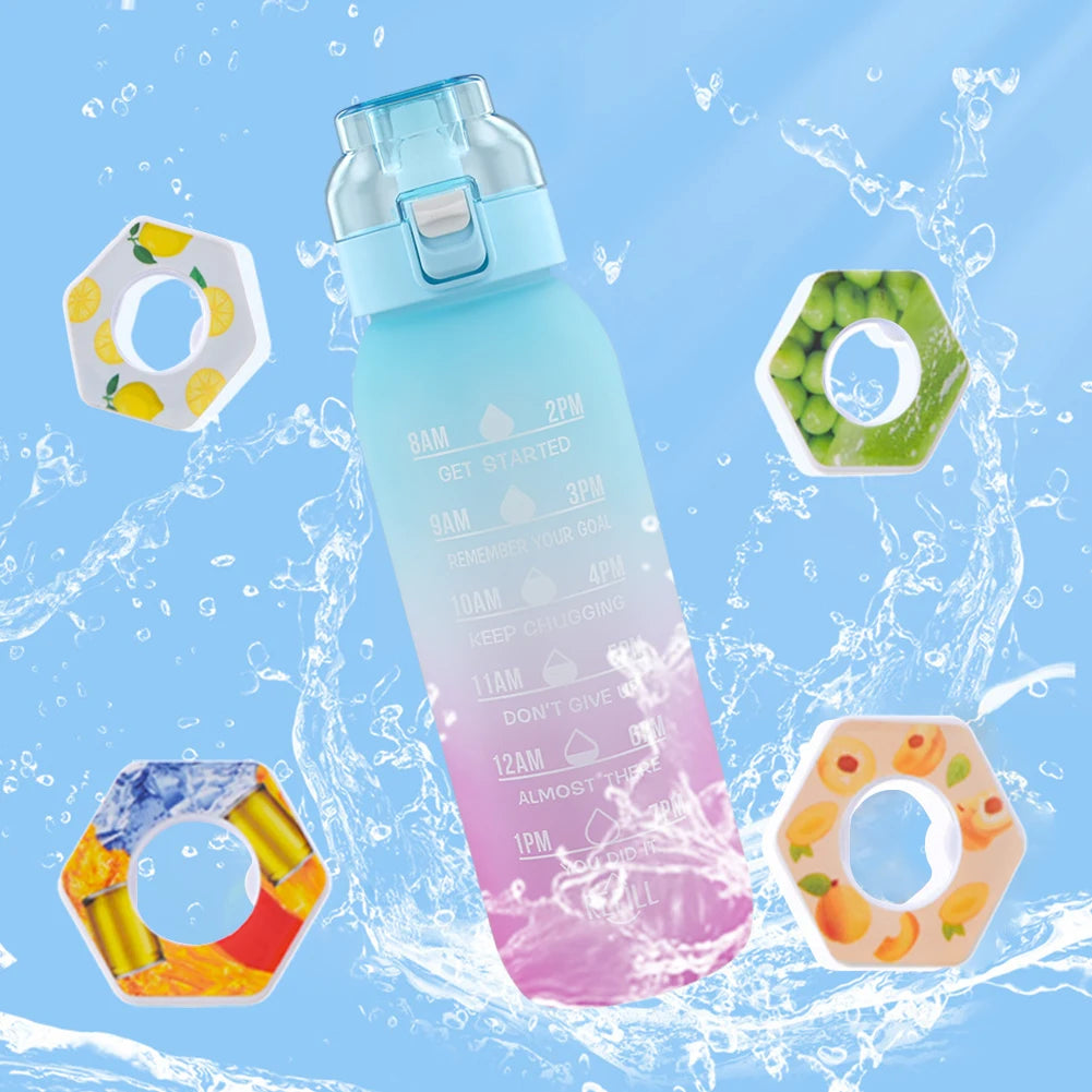1000ML Scented Water Bottle with Flavor Pod