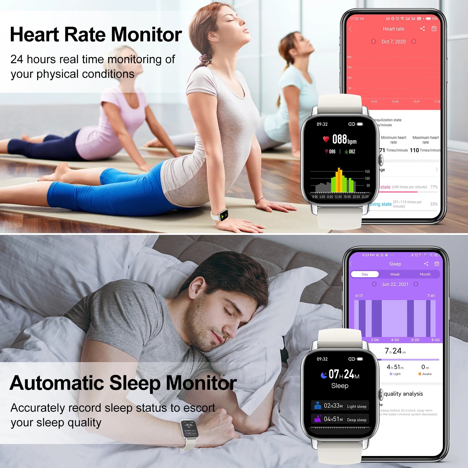 Jxrev 1.85" Sports Smartwatch