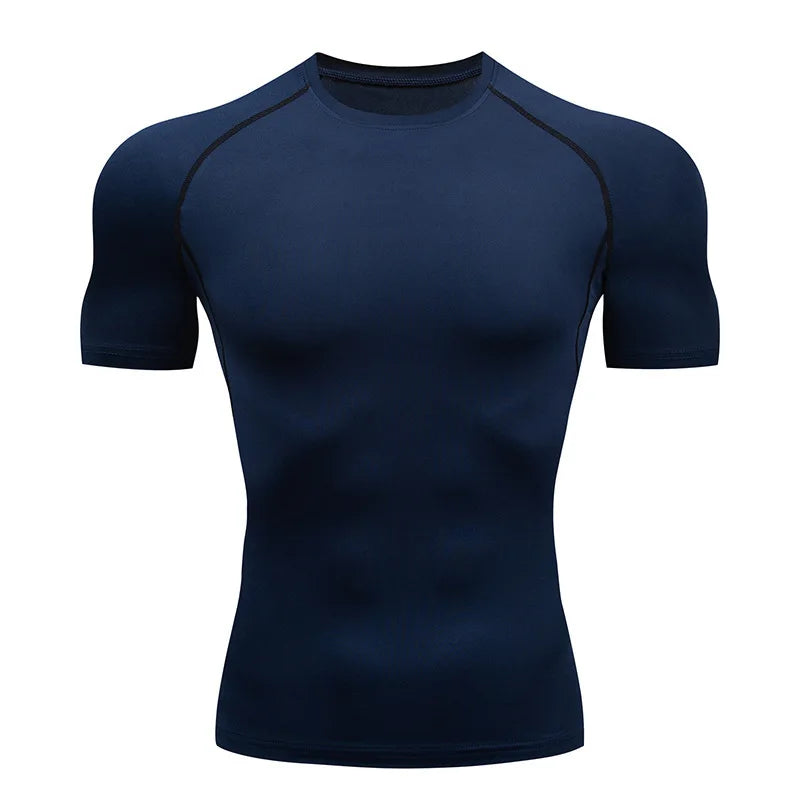 Men’s Compression Fit Performance T-Shirt – Breathable Moisture-Wicking Active Top