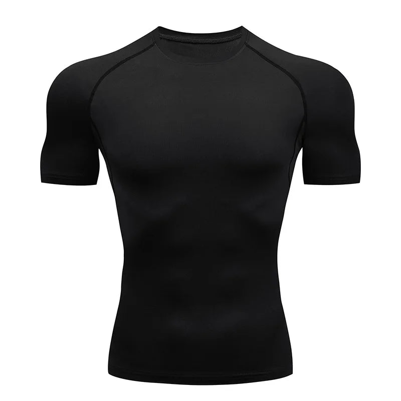 Men’s Compression Fit Performance T-Shirt – Breathable Moisture-Wicking Active Top