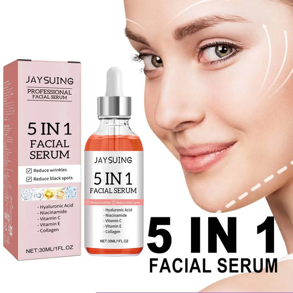 5-in-1 Facial Serum with Hyaluronic Acid & Retinol
