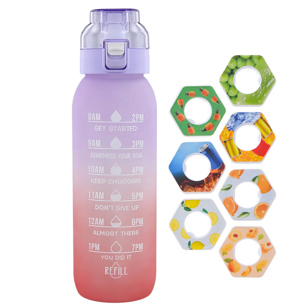1000ML Scented Water Bottle with Flavor Pod