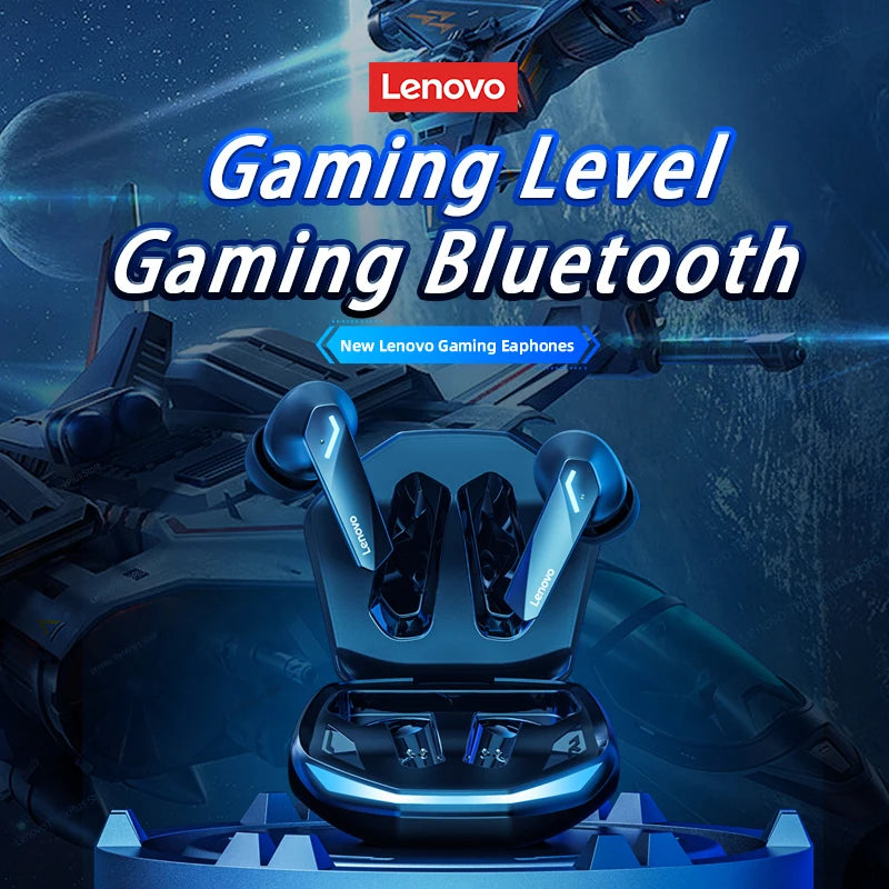 Lenovo GM2 Pro Bluetooth 5.3 Wireless Earbuds – Low Latency Gaming Headset with HD Mic & Dual Mode Audio