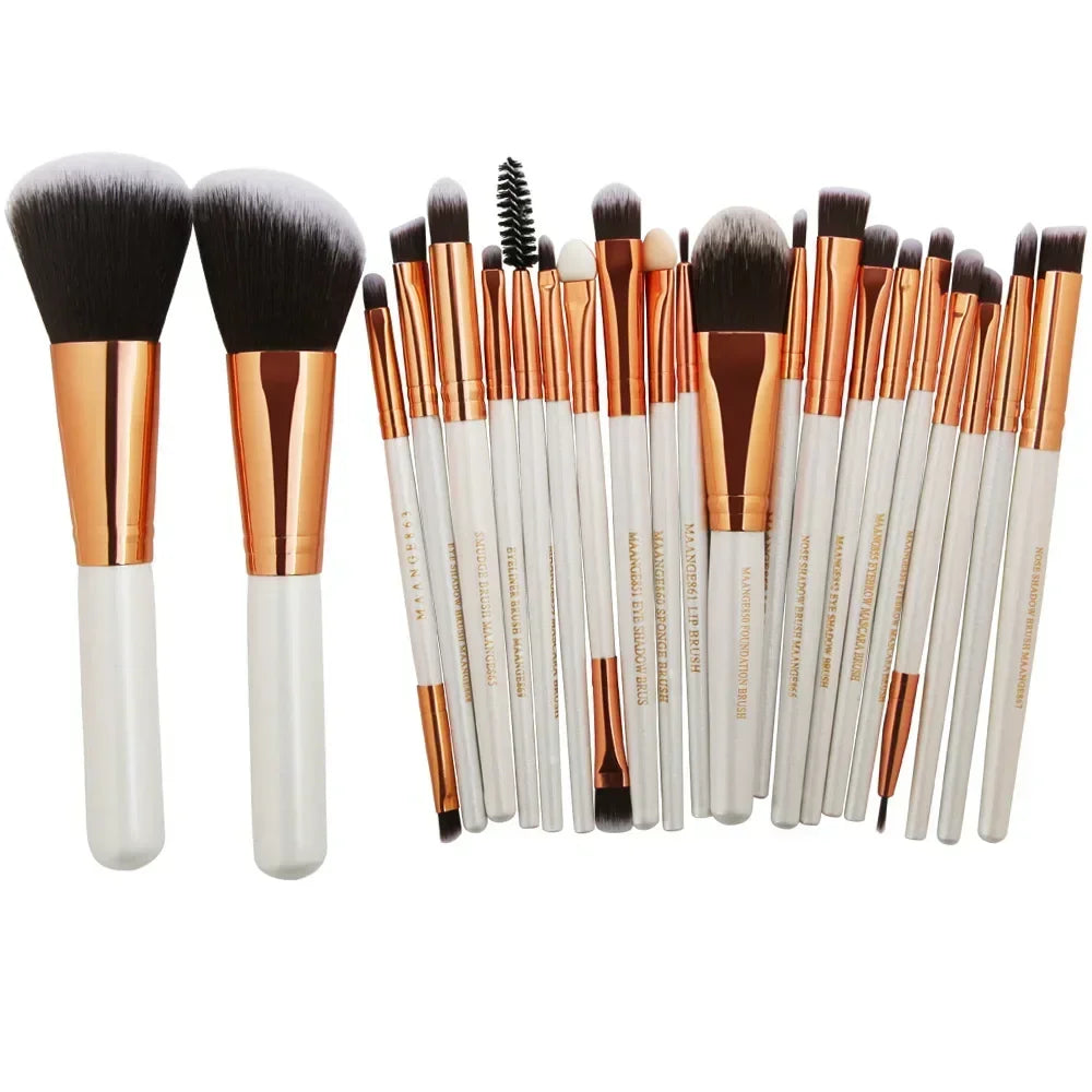 Pro Makeup Brush Set – 3/13/22-Piece Professional Cosmetic Brushes for Face & Eyes