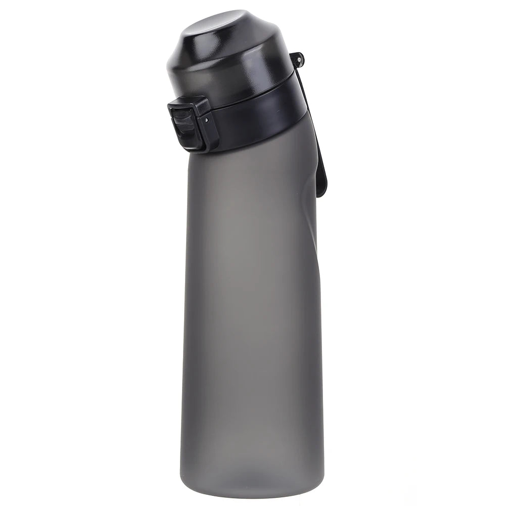 650ml Flavored Water Bottle with 7 Pods – Frosted Black