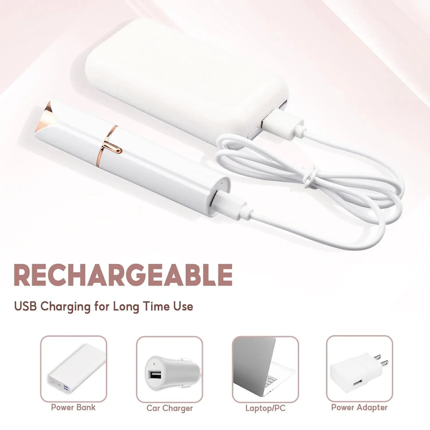 Mini Electric Facial Hair Remover for Women – Portable Epilator for Lips, Chin, Armpits & Bikini Line