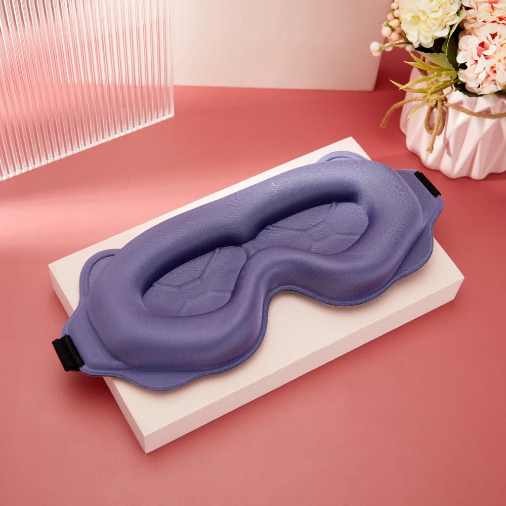 3D Memory Foam Sleep Mask – Light Blocking Blindfold
