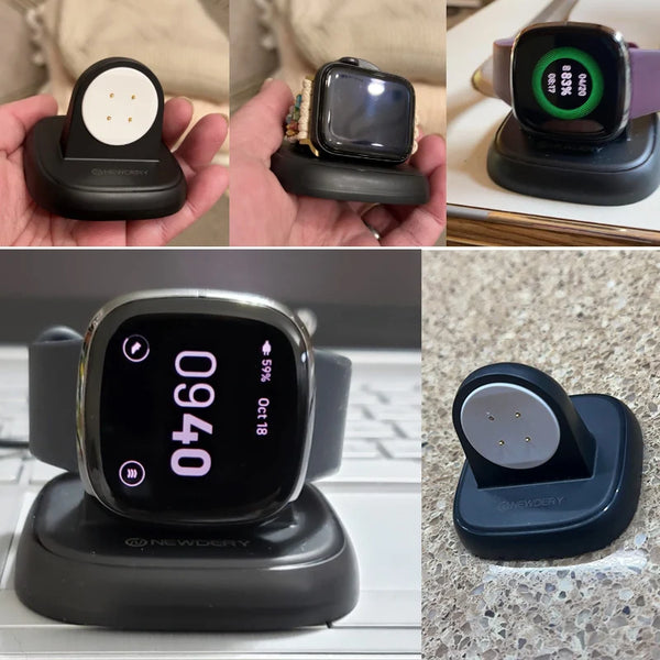 NEWDERY Magnetic Charger Dock for Fitbit